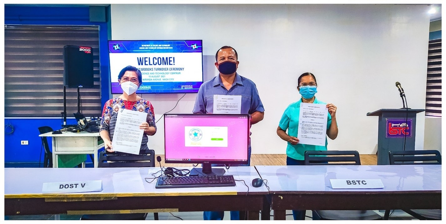 DOST-V turns over STARBOOKS to Bicol Science and Technology Centrum image