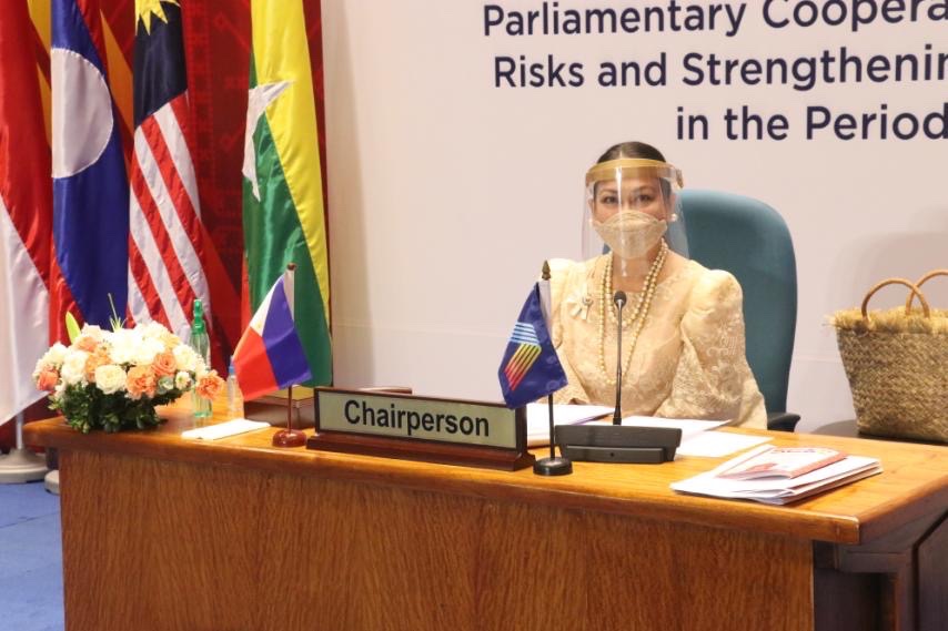 Filipina lawmaker promotes DOST-FPRDI bamboo-framed face shield image