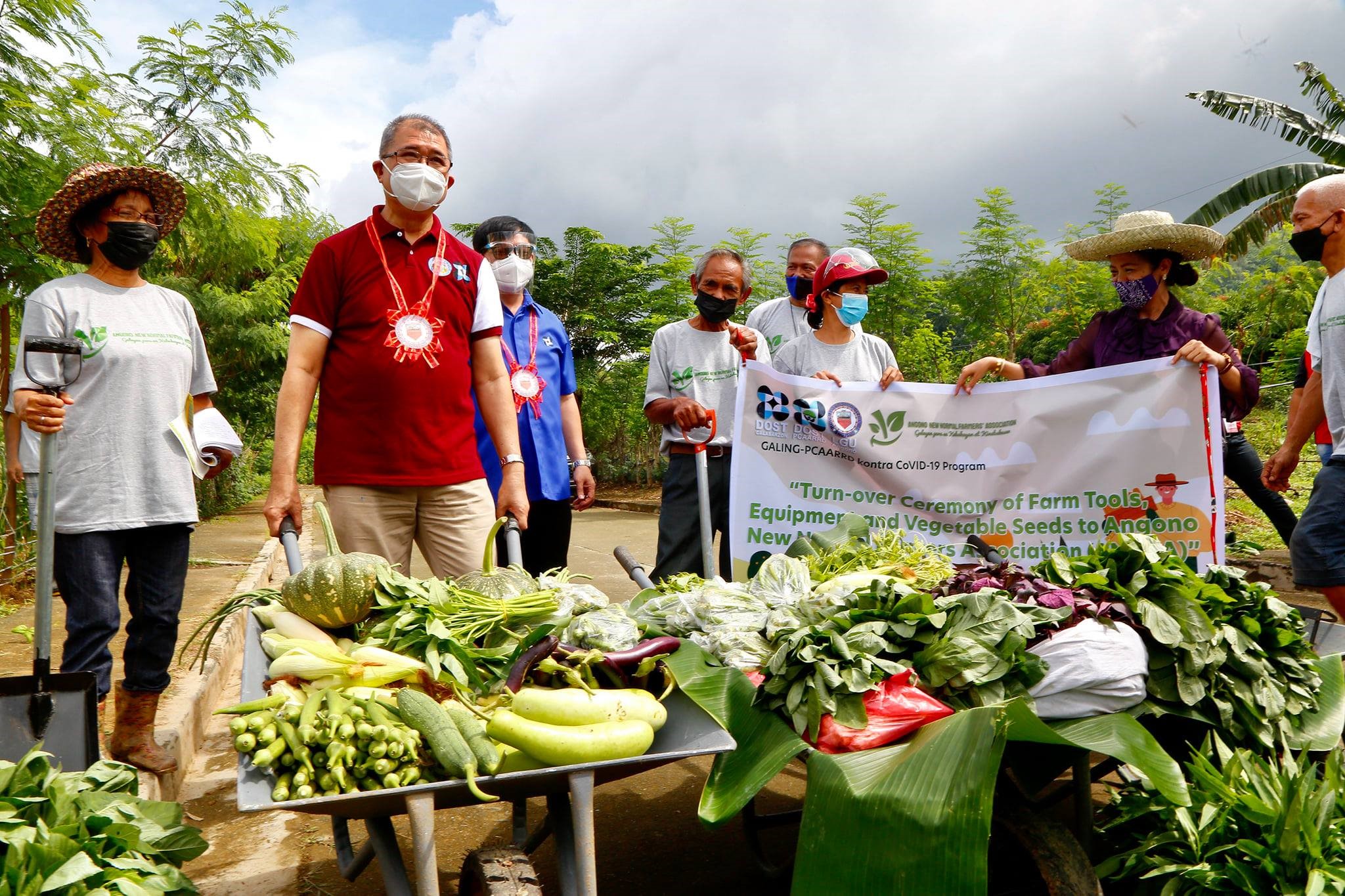 DOST helps organic farmers of Angono, also seeks to fuse science and art image
